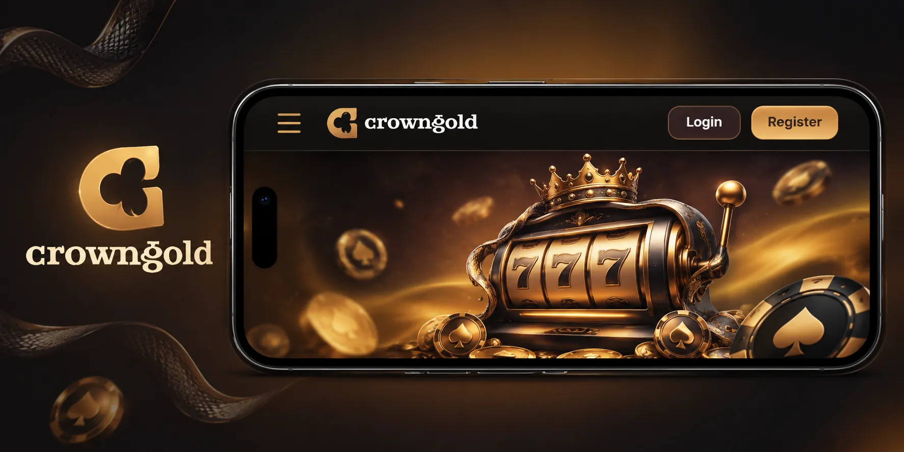 CrownGold Casino App Screenshot
